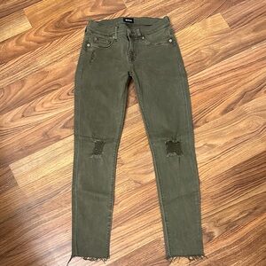 Hudson Jeans Olive Skinny Jeans